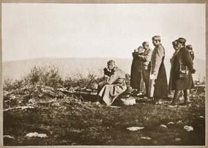 King Peter of Serbia at the Front